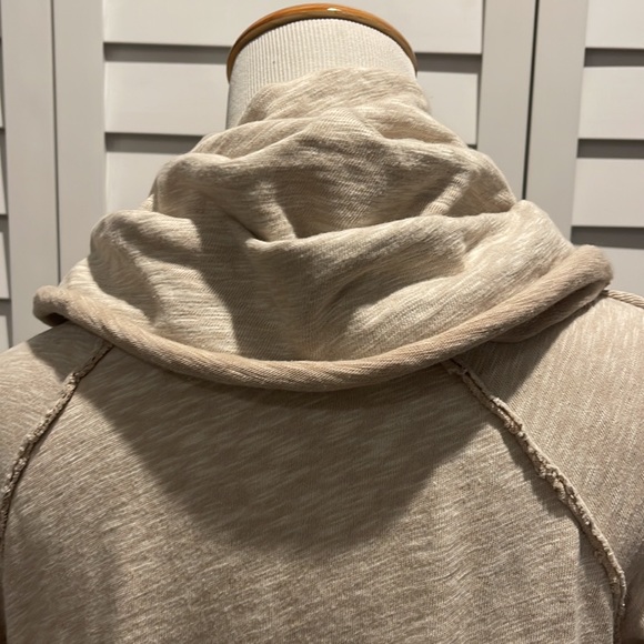 Free People Beach Cocoon Cowl Neck Pullover, 100% Cotton - Picture 9 of 9